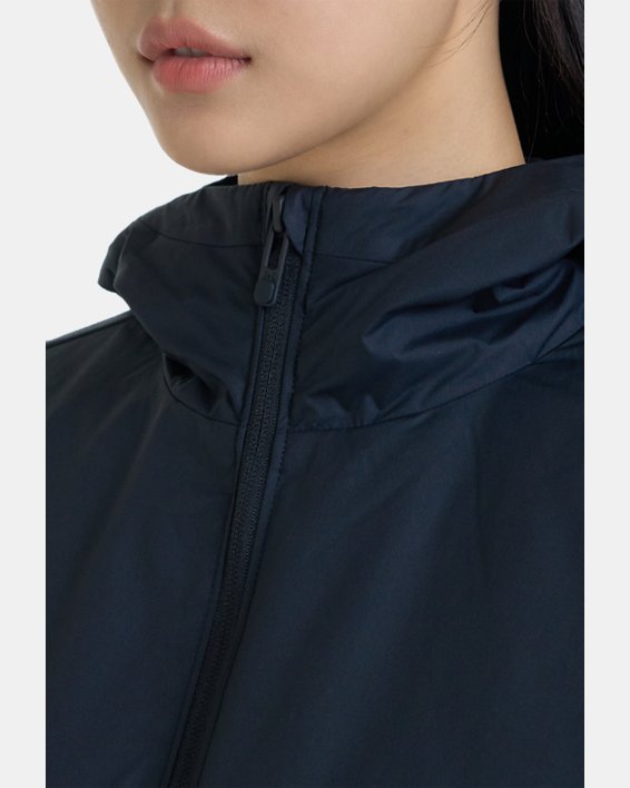 여성 ColdGear® Infrared 라이트웨이트 다운 재킷 in Black image number 12